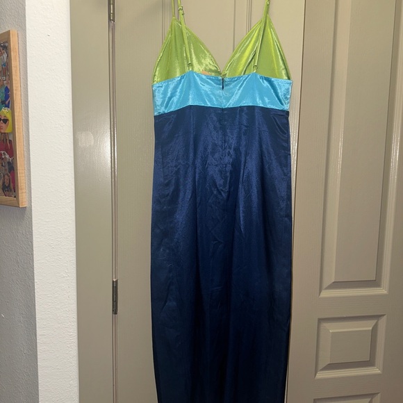 Staud Ellis Dress Color Block Size 4 - Picture 3 of 4